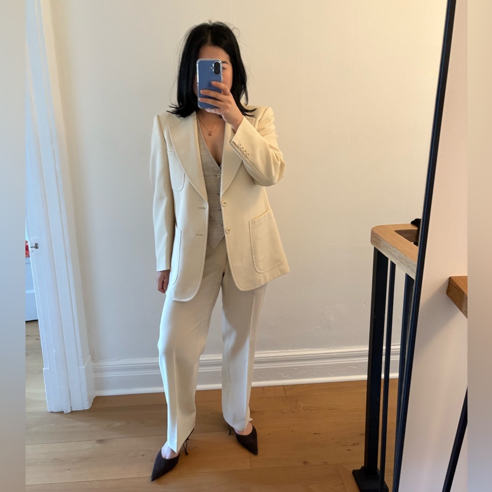 Vintage Classic Cream Blazer